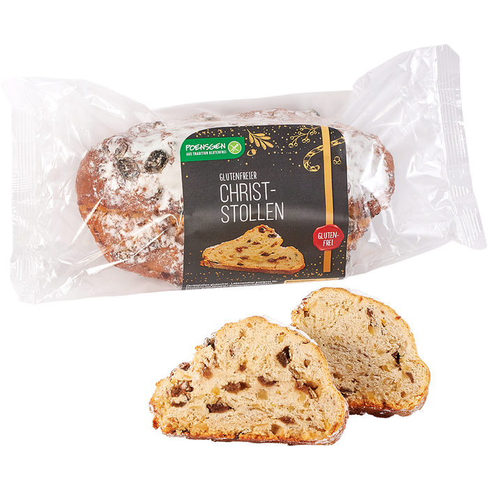 Christstollen glutenfrei 500g -Poensgen
Diese liebevolle Kombination sorgt für ein vollmundiges Geschmackserlebnis, das selbst die anspruchsvollsten Gaumen begeistert.