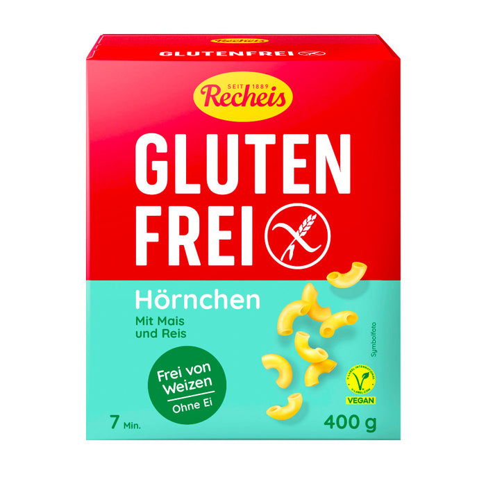 Hörnchen Glutenfrei Vegan 400g - Recheis
Eine echte Alternative sind unsere vegan Glutenfrei Hörnchen für alle, die auf glutenhaltige Lebensmittel verzichten müssen oder wollen.