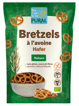 Hafer Brezeln glutenfrei 80g - Pural
Knusprig, lecker und glutenfrei genießen – unsere Bio Hafer Brezeln sind der perfekte Snack für alle, die bewusst naschen wollen. Mit ihrem goldbraunen Knuspermantel und dem feinen Geschmack sind sie ein echter Genuss für jede Gelegenheit: ob zum Aperitif, unterwegs oder einfach für entspannte Momente zwischendurch.