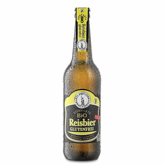 Reis-Bier glutenfrei alc. 4,3% vol. 9 x 500ml - Liebhart's Privatbrauerei Bio
Hier kommt passend zur Sommerzeit ein erfrischendes, alkoholhaltiges (4,3 % vol) Bio-Getränk mit Reissirup und Brauwasser aus den Tiefen des Teutoburger Waldes gebraut.