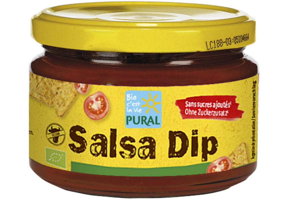 Salsa Dip Tomaten-Paprika-Zwiebel Sauce 260g - Pural Bio
Genießen Sie den aromatischen Bio Salsa Dip von Pural, perfekt für jede Party oder als Beilage zu Ihren Lieblingsgerichten.
