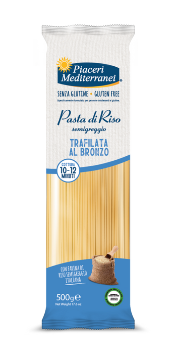 Spaghetti 500g- Piaceri Mediterranei
Ob mit frischer Tomatensauce, aromatischem Pesto oder herzhaftem Ragù, die Vielfalt an Zubereitungsmöglichkeiten lässt keine Wünsche offen.