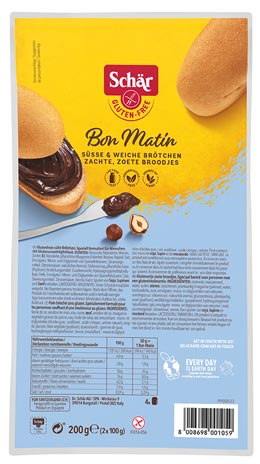 Bon Matin 200g - Schär
Glutenfreie süße Brötchen
So leicht, so locker und soooo lecke