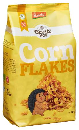 Cornflakes 325g- Bauckhof Bio
Die glutenfreien Cornflakes von Bauckhof dürfen bei keinem Frühstück fehlen. Hauptsächlich hergestellt aus Mais, kann man den glutenfreien Knabberspaß je nach Wunsch mit Milch, Quark oder Joghurt genießen.
