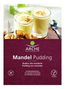 Mandel Pudding 46g- Arche Naturküche bio
Mandelgenuss pur! Ein glutenfreier, veganer Bio Pudding vom Feinsten! Ein klassischer Kochpudding mit dem nussigen Geschmack echter Mandelstückchen. Arche Bio Mandel Pudding schmeckt jeden Tag und als feines Dessert. Alle Arche Puddingpulver sind zuckerfrei, Sie können die Süße selber bestimmen.