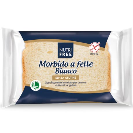 Morbido a fette bianco (Sandwichbrot) 165g - Nutri Free
Morbido a fette bianco von Nutrifree. Glutenfreies Toastbrot / Sandwichbrot in Scheiben.