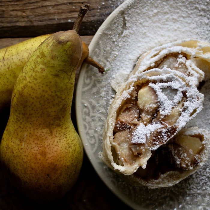 Birnenstrudel glutenfrei