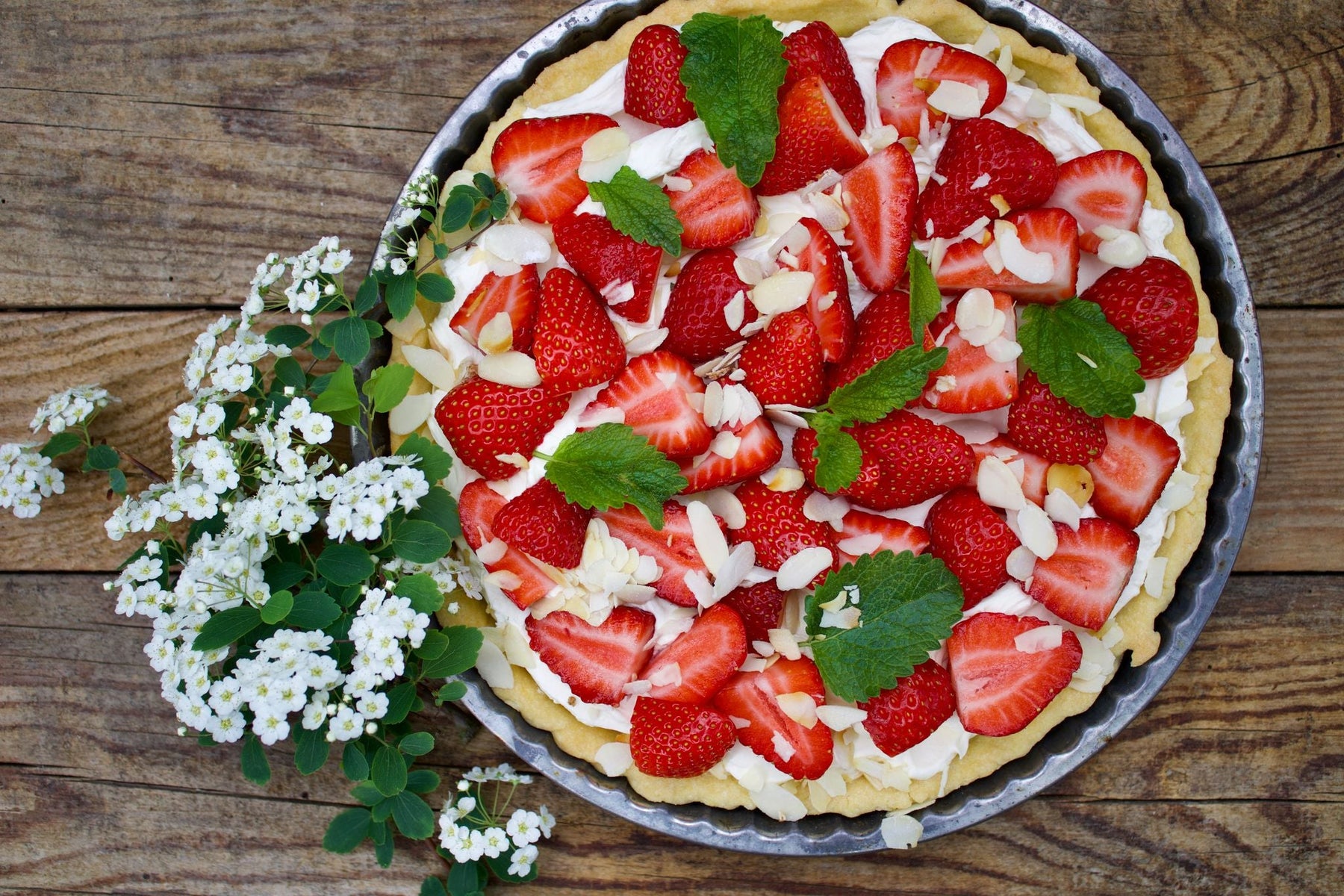 ERDBEERTARTE - glutenfrei