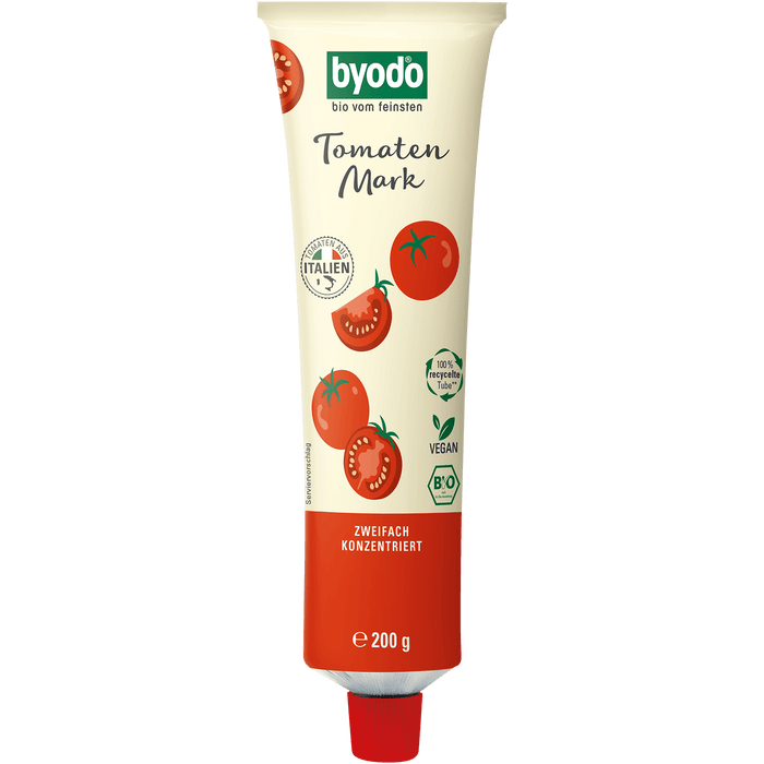 Tomatenmark Doppelfrucht Tube 200g - Byodo Bio