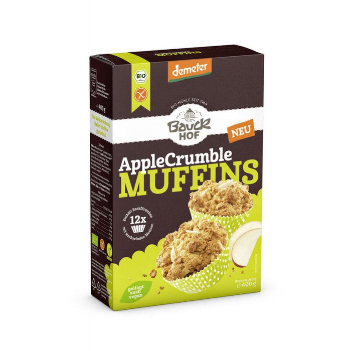 Apple Crumble Muffins 400g - Bauckhof Bio