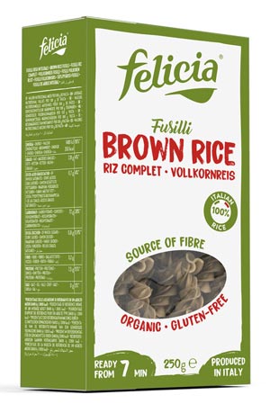 Bio Vollkorn-Reis Fusilli 250g - Felicia Bio