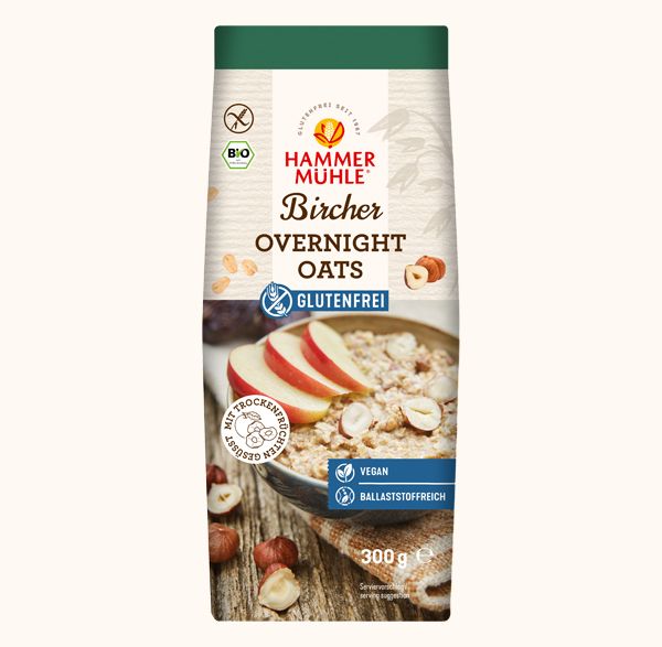 Bircher Overnight Oats 300g - Hammermühle

Einfach über Nacht in Pflanzen- oder Kuhmilch einweichen lassen, morgens umrühren und direkt genießen 🥄💛. Ideal für alle, die gesund, schnell und lecker frühstücken möchten!