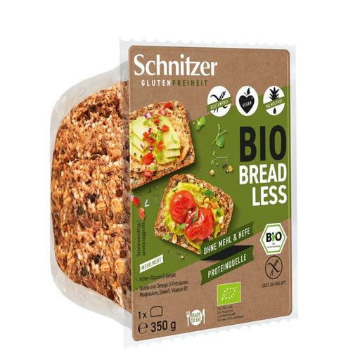 Bread Less Saatenbrot ohne Mehl ohne Hefe 350g - Schnitzer

Ob pur, mit frischem Aufstrich oder herzhaft belegt – jede Scheibe ist ein Genussmoment voller Nährstoffe. 