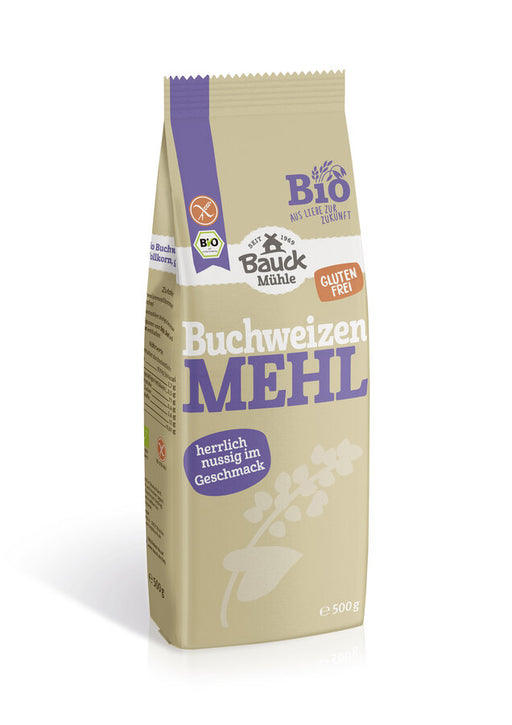 Buchweizenmehl 500g - Bauckhof Bio

Buchweizenmehl Vollkorn von Bauckhof. Zutaten aus biologischem Anbau Demeter.