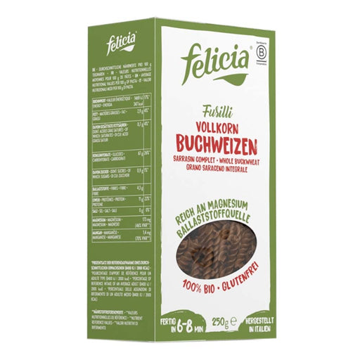 Buchweizennudeln Fusilli 250g - Felicia Bio