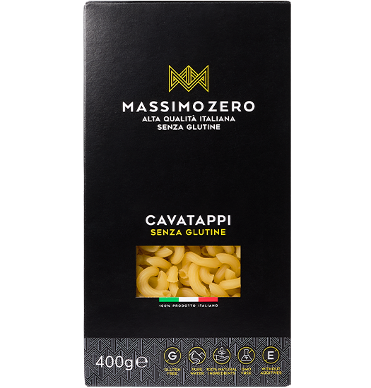 Cavatappi 400g - Massimo Zero

Die glutenfreien Cavatappi von Massimo Zero begeistern mit ihrer charakteristischen Korkenzieherform und bringen Abwechslung in klassische Pasta-Gerichte.