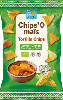 Chips'O mais Sour Cream-Onion ( Nachos ) 125g - Pural Bio

Entdecken Sie die köstlichen Pural Chips Sour Cream &amp; Onion in Bio-Qualität. Diese glutenfreien Maischips bieten einen herzhaften und cremigen Geschmack, kombiniert mit einer Zwiebelnote, die Ihren Gaumen verwöhnt.