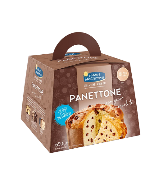 Chocolate Panettone 650g - Piaceri

Tradition trifft Schokolade – der Weihnachtsklassiker in neuer, noch köstlicherer Rezeptur.
Unser glutenfreier Panettone mit Schokotropfen ist der perfekte Begleiter für alle, die in der Adventszeit nicht auf Genuss verzichten möchten – auch nicht bei Unverträglichkeiten.