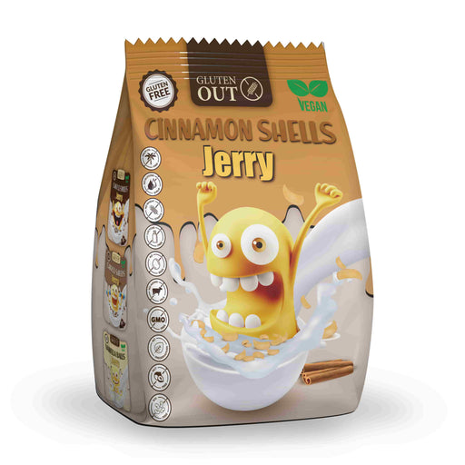 Cinnamon Shells Jerry 375g- Nerano

 Mit ihrem aromatischen Zimtgeschmack sind sie perfekt für ein leckeres Frühstück oder als knuspriger Snack für zwischendurch. 