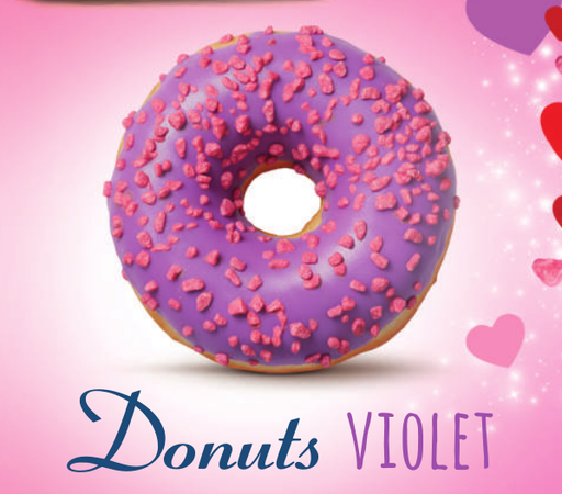 Donut Violet 45g - Piaceri

Mach den Valentinstag noch süßer! Die Valentinstags Donuts von Piaceri Mediterranei sind ein liebevoll gestaltetes Special für alle, die besondere Genussmomente schätzen.