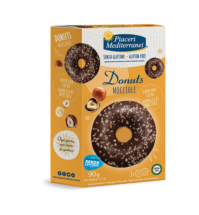 Donut mit Schokolade und Haselnüssen 90g - Piaceri Mediterranei