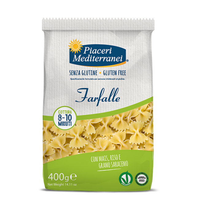 Farfalle 3 Mehlsorten 400g- Piaceri