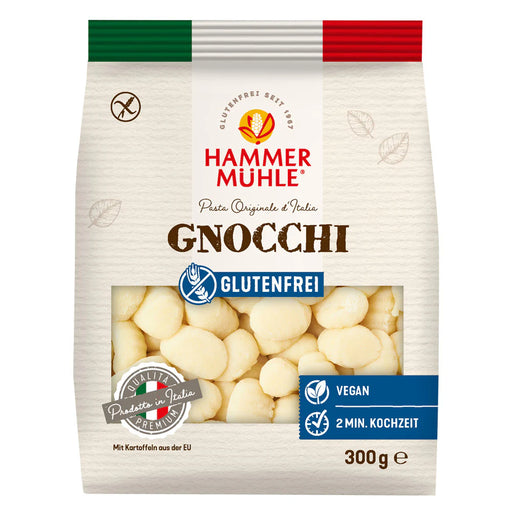 Gnocchi 300g - Hammermühle

Entdecke die köstlichen glutenfreien Gnocchi von Hammermühle! Perfekt als Beilage oder Hauptgericht – für ein unvergessliches Geschmackserlebnis!