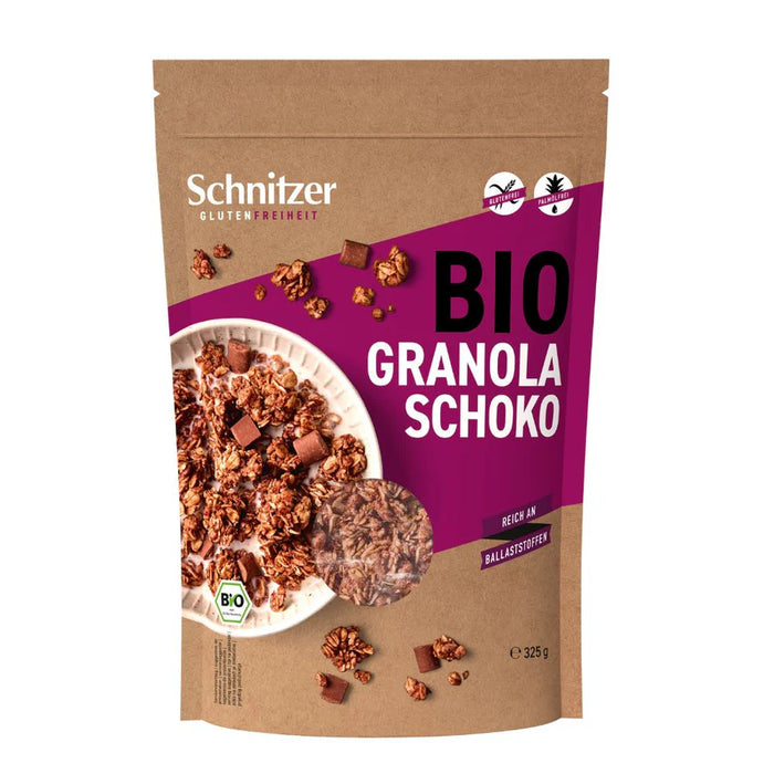 Granola Schoko 325g - Schnitzer

Dank ballaststoffreicher Vollkornzutaten und sorgfältig ausgewählter Bio-Rohstoffe bietet dieses Granola nicht nur intensiven Geschmack, sondern auch einen energiereichen Start in den Tag.