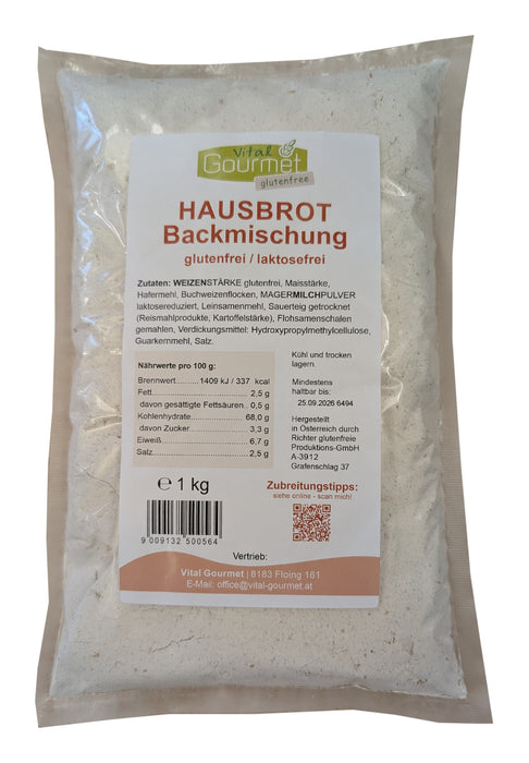 Hausbrot Backmischung 1kg - Vital Gourmet
