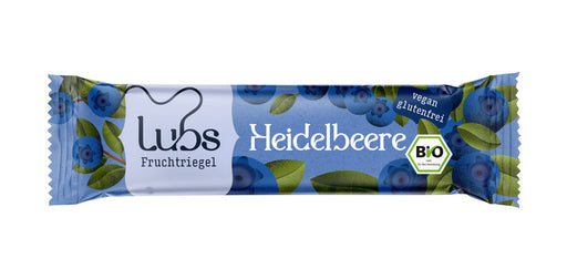 Heidelbeer Fruchtriegel 30g - Lubs bio

Fruchtriegel Heidelbeer Premium von Lubs ist ein leckerer glutenfreier Riegel. Dieser Fruchtriegel enthält einen besonders hohen Anteil an Heidelbeern.