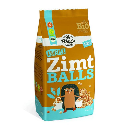 Knusper Zimt Balls 275g -Bauckhof Bio

Unsere Knusper Zimt Balls haben das Zeug dazu, dein neues Lieblingsfrühstück zu werden. Aber auch als Snack für zwischendurch oder als Topping für deinen Lieblingsjoghurt sind die knusprigen Haferbälle mit Zimt wahrhaft köstlich. Und das Beste: Diese Leckerei ist natürlich glutenfrei.