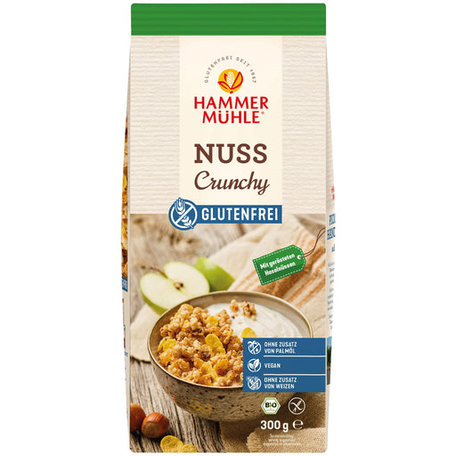 Nuss Crunchy 300g - Hammermühle BIO

Bio gebackenes Müsli mit Buchweizenflocken und Haselnüssen.