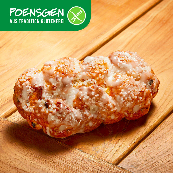 Osterzopf glutenfrei 500g - Poensgen - Frischware **

Der glutenfreie Osterzopf von Poensgen bringt traditionelle Backkunst auf den Ostertisch – locker, aromatisch und herrlich saftig.