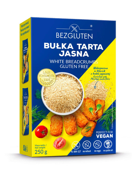 Paniermehl 250g - Bezgluten

Mit jedem Bissen erlebst du knusprige Leichtigkeit, die deine Lieblingsgerichte noch leckerer macht. Perfekt für schnelle Familiengerichte, kreative Kochideen oder besondere Anlässe.