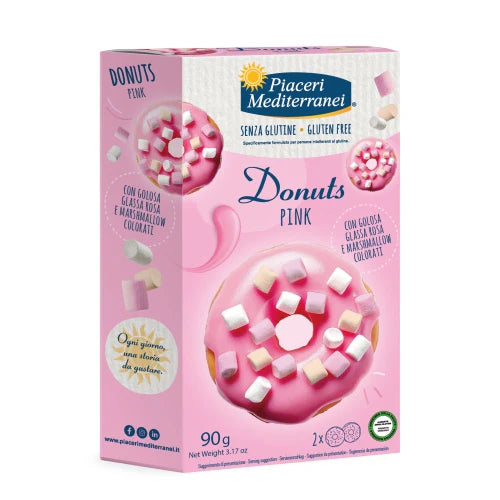 Donut mit Pinker Glasur Marschmallows  90g - Piaceri Mediterranei