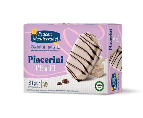 Piacerini Tabs White 81g-Piaceri