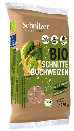 Buchweizenschnitten mit 30% Buchweizen 250g- Schnitzer Bio