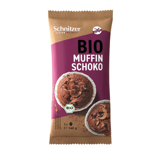 Schoko Muffin 140g - Schnitzer Bio

Die süße Verführung in der zarte Schokoladenstücke von einem saftigen Kakaorührteig umschlossen werden.