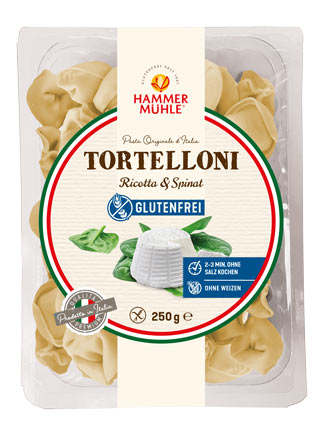 Tortelloni Ricotta & Spinat 250g- Hammermühle

Glutenfreie Tortelloni mit Ricotta und Spinat von Hammermühle. 