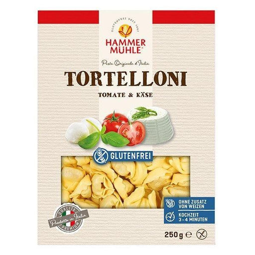 Tortelloni Tomate Mozarella 250g-Hammermühle

Entdecken Sie unsere original italienischen glutenfreien Tortellini, gefüllt mit einer köstlichen Mischung aus frischen Tomaten und Käse, verfeinert mit aromatischem Basilikum. 
