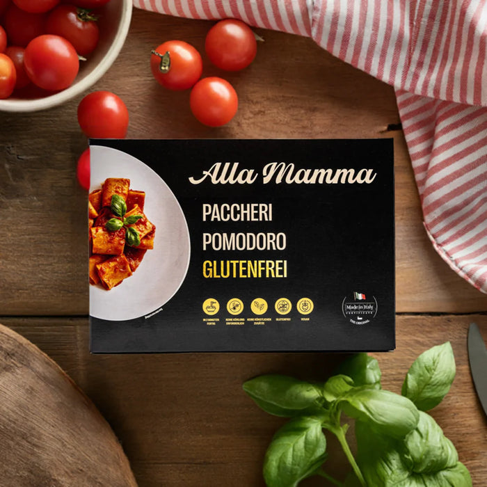 Glutenfreie Paccheri Pomodoro 434g - Alla Mamma