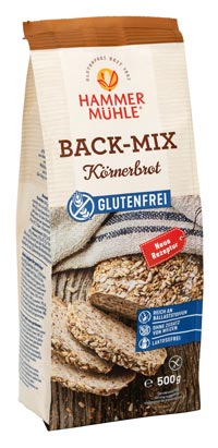 Back-Mix Körnerbrot 500g - Hammermühle

Back-Mix Körnerbrot von Hammermühle ist eine glutenfreie Backmischung für ein glutenfreies Körnerbrot.