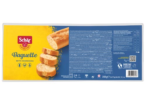 Baguette 350g - Schär

Ein gutes Stück Frankreich! Schon nach wenigen Aufbackminuten ist es knackig, frisch und duftet unwiderstehlich.