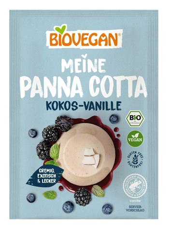 Panna Cotta Kokos-Vanille 46g - Bio Vegan