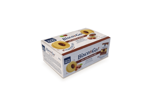 Bisco & Go mit Haselnusscreme 160g- Nutri Free