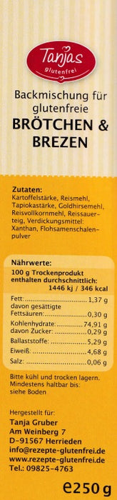 Backmischung für Brötchen & Brezen 250g - Tanjas glutenfrei