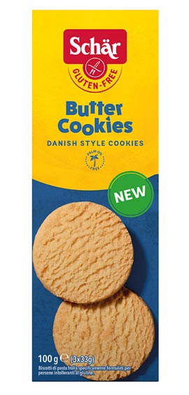 Butter Cookies 100g - Schär

Glutenfreie Butter Cookies von Schär ist ein leckeres glutenfreies Buttergebäck.