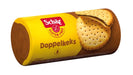 Doppelkeks 250g - Schär

Sorrisi von Dr. Schär sind glutenfreie Doppelkekse mit Kakaocreme-Füllung. Ein unwiderstehlich kleiner Snack oder für zwischendurch.
