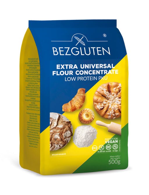 Eiweißarmes Mehl Extra Universal PKU 500g - Bezgluten K17