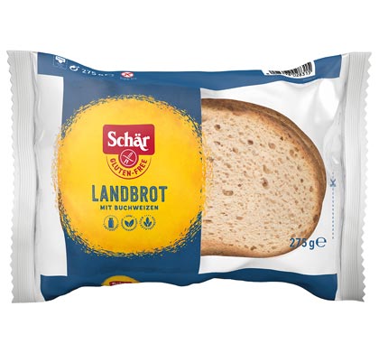 Landbrot 275g - Schär

Das glutenfreie & laktosefreie Landbrot von Schär wird mit Sauerteig nach traditioneller Art gebacken und ist unser bestverkauftes glutenfreies Brot.